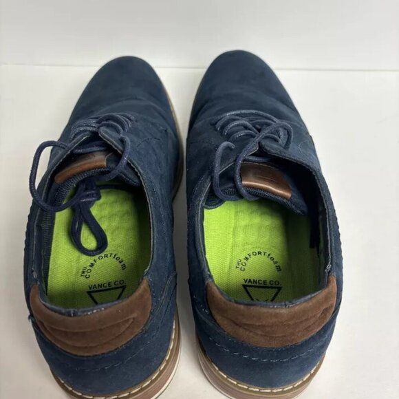 Vance Co Men’s Rutger Oxford Navy, Size 8.5 M main image 6